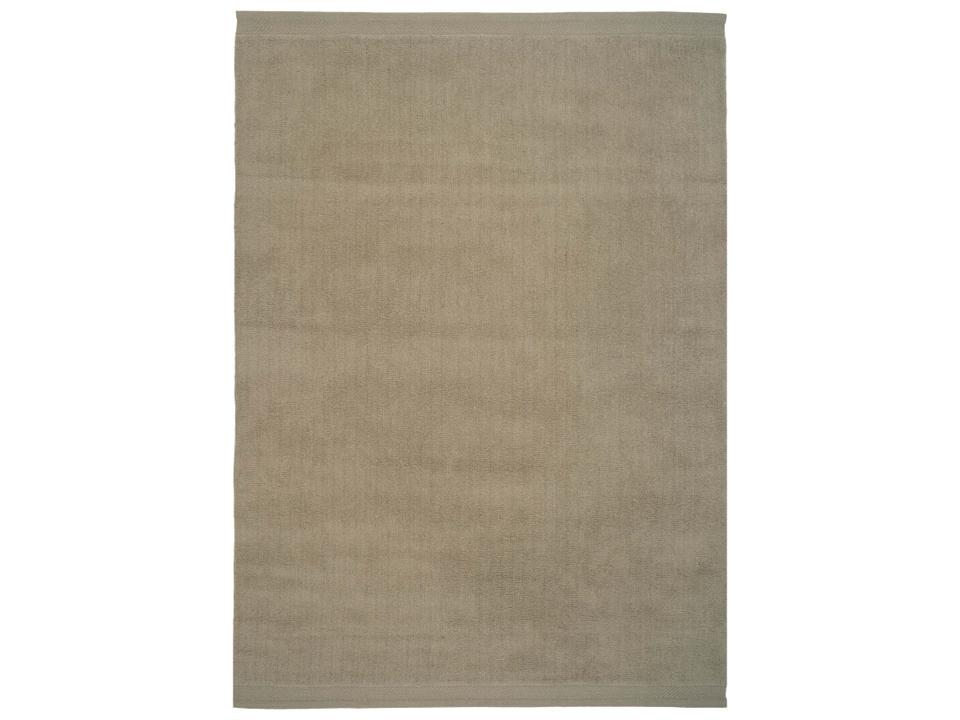 Hushed Frame Hand-Tufted Wool and Cotton Area Rug Earth
