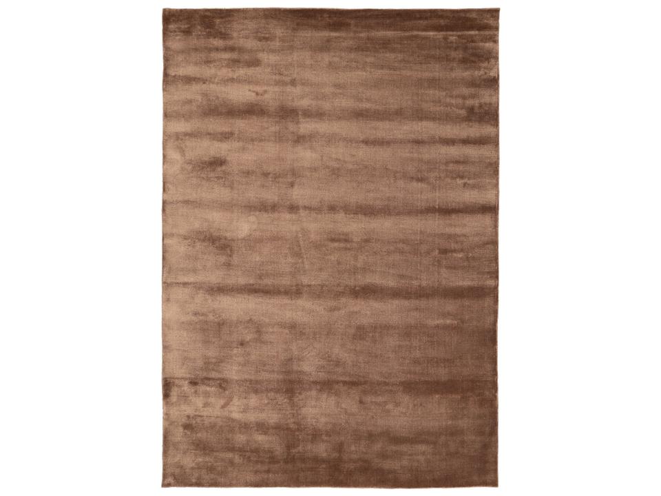 Lucens Hand-Loomed Viscose Area Rug in Amber