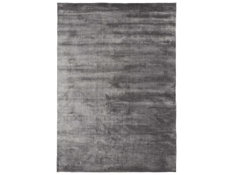 Lucens Handwoven Viscose Area Rug in Steel