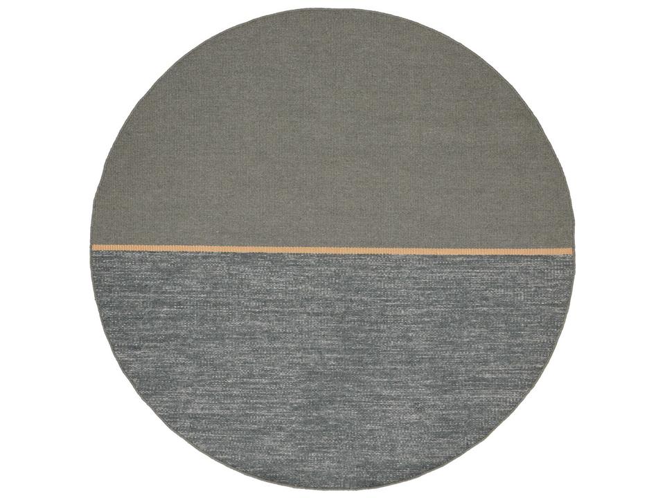 Magnetize Green Round Area Rug