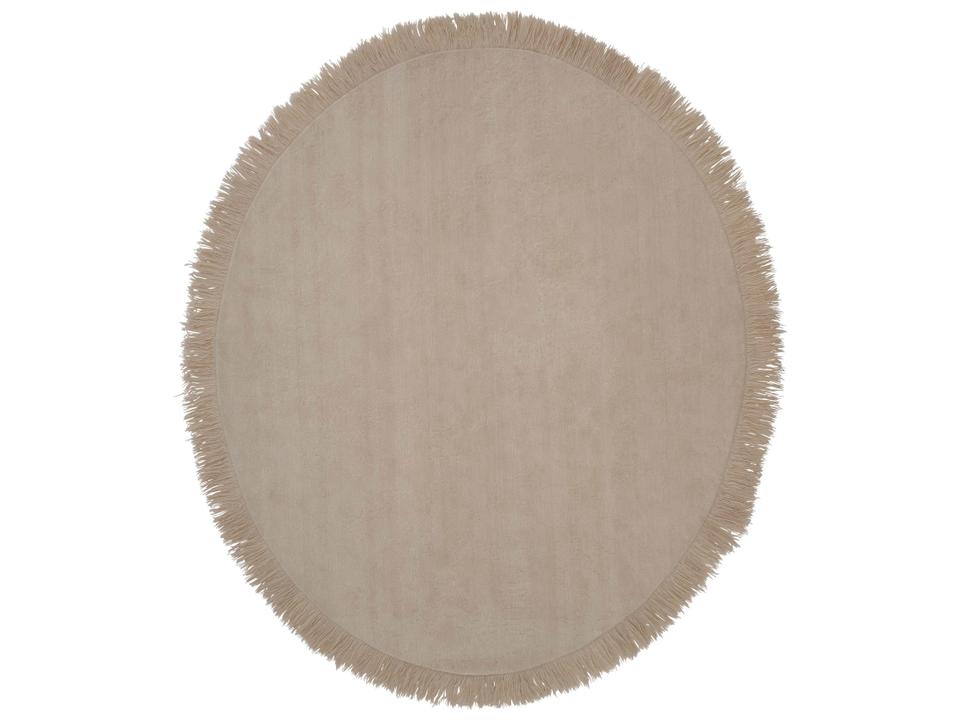 Oceanic Reef Hand-Knotted Wool Area Rug in Beige