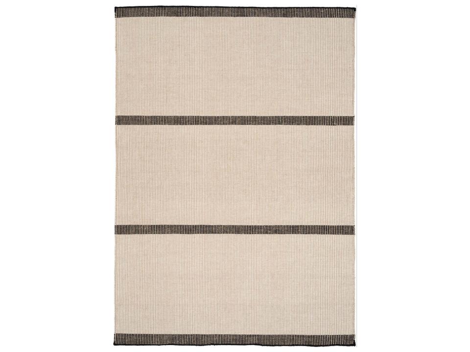 Rapallo Handwoven Area Rug Scandinavian Wool and Linen Blend