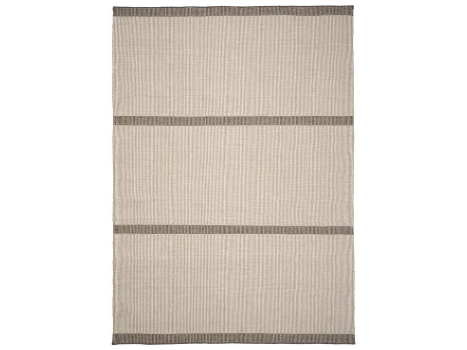 Rapallo Hand-Woven Wool and Linen Area Rug in Granite