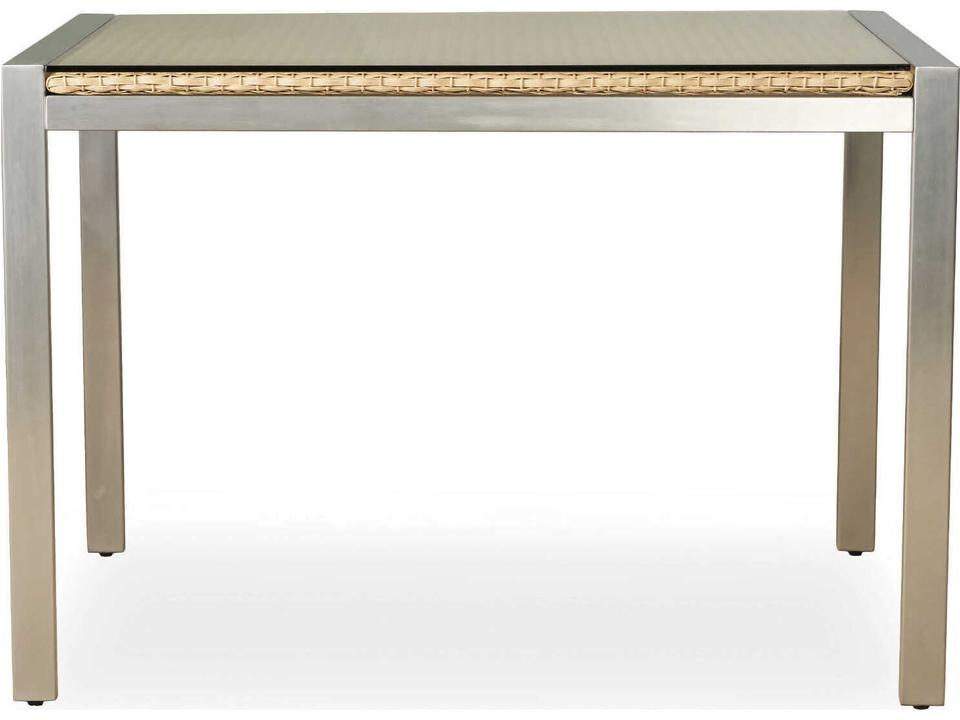 Elements 42 Inch Square Dining Table with Glass Top