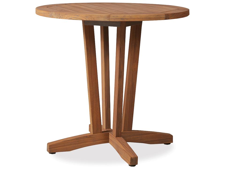 Teak 30-Inch Round Bistro Dining Table