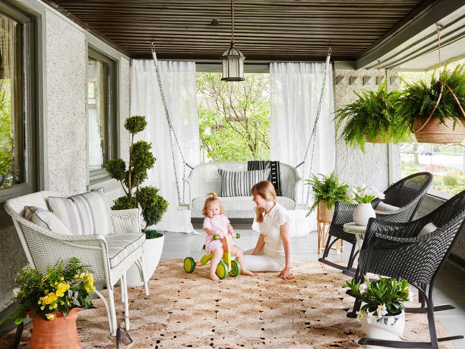 All Seasons Wicker Cushion Outdoor Lounge Set