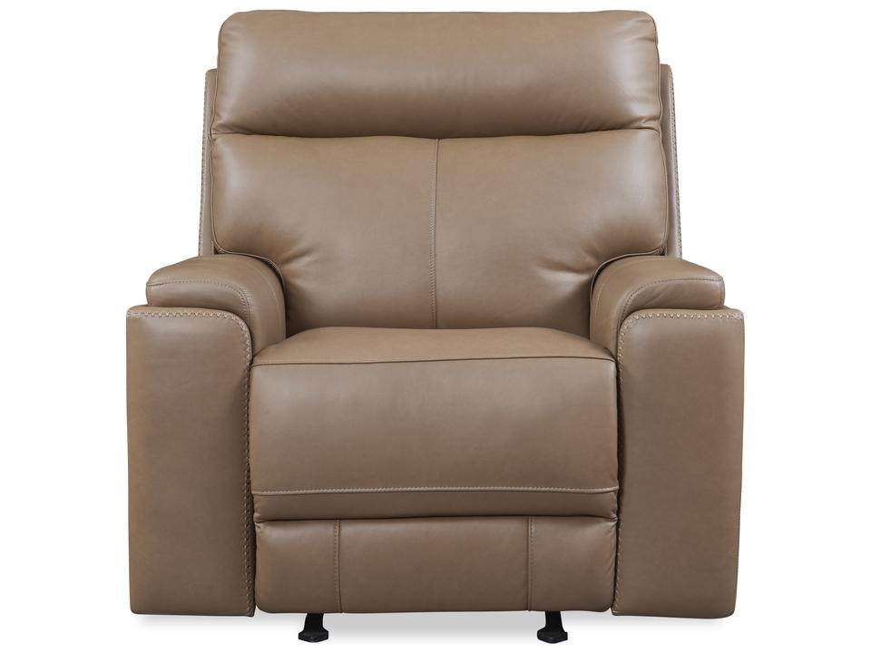Bryant Power Glider Recliner in Tuscan Tan Leather