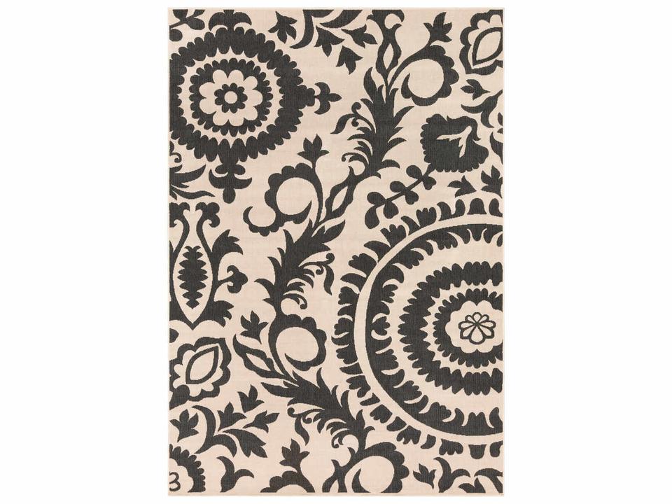 Alfresco Damask Indoor Outdoor Area Rug