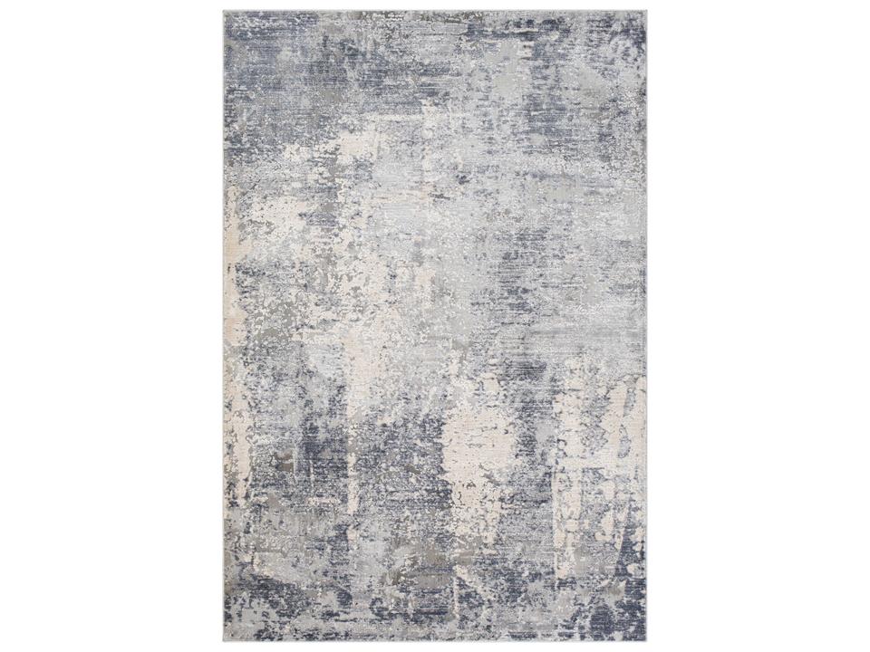 Alpine Abstract Area Rug Machine Woven with High-Low Pile