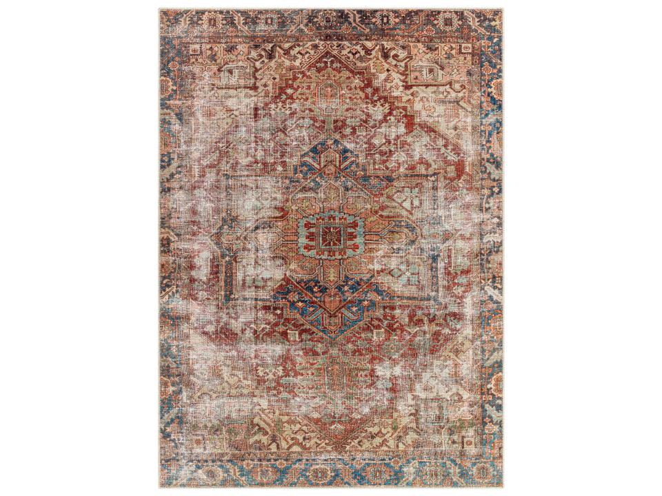 Amelie Bordered Machine Woven Area Rug