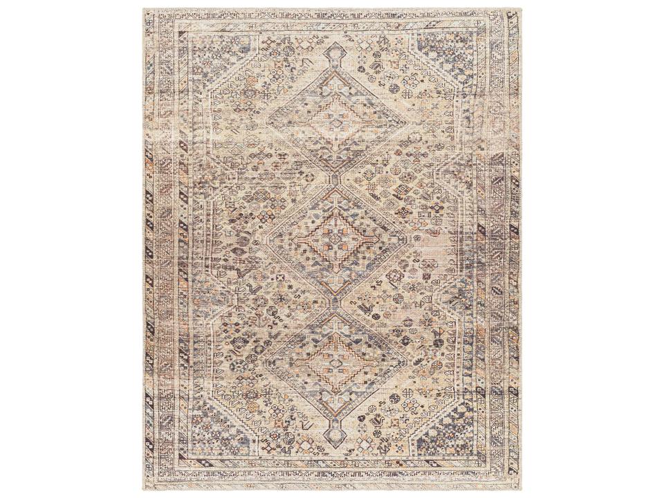Amelie Bordered Washable Area Rug