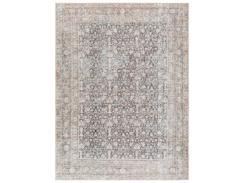 Amelie Traditional Bordered Machine Washable Indoor Area Rug