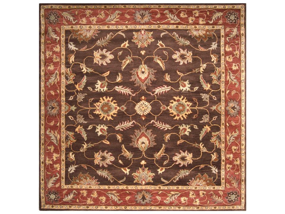 Caesar Floral Hand Tufted Wool Area Rug