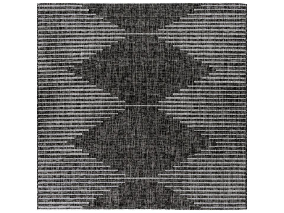 Eagean 6'7" Square Geometric Polypropylene Area Rug