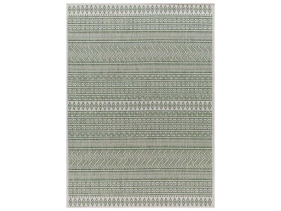 Livabliss Eagean Geometric Polypropylene Runner Rug