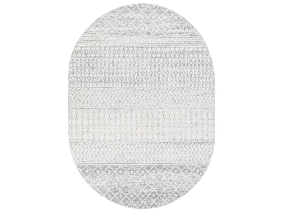 Elaziz Geometric Machine Woven Area Rug