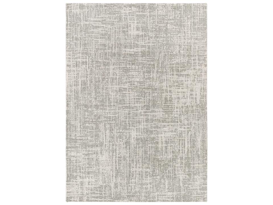 Gavic Modern High Pile Area Rug in Cream and Gray