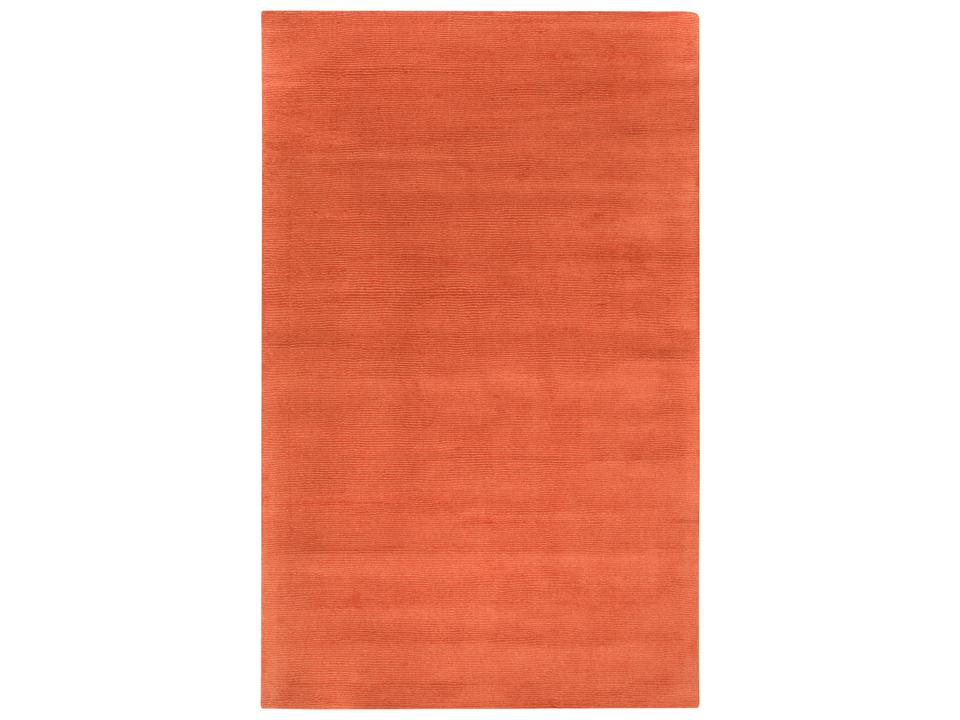 Mystique Hand Loomed Wool Area Rug in Rust