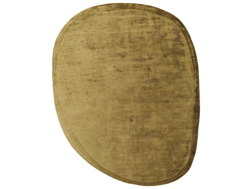 Marcella Hand Loomed Viscose Area Rug in Goldenrod