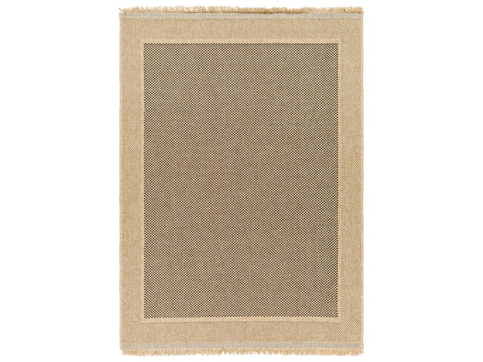 Mirage Bordered Polypropylene Outdoor Runner Area Rug