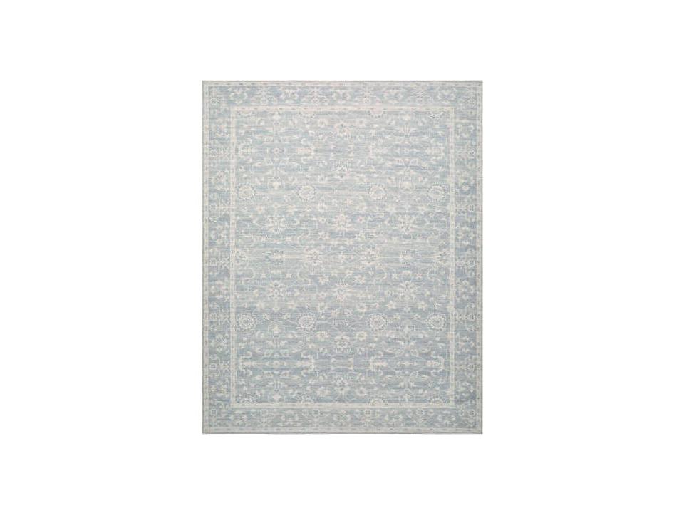 Asha Bordered Runner Area Rug in Jute and Polyester