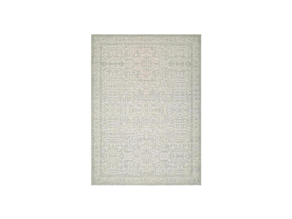 Athiyo Bordered Runner Area Rug Machine Woven Traditional Style