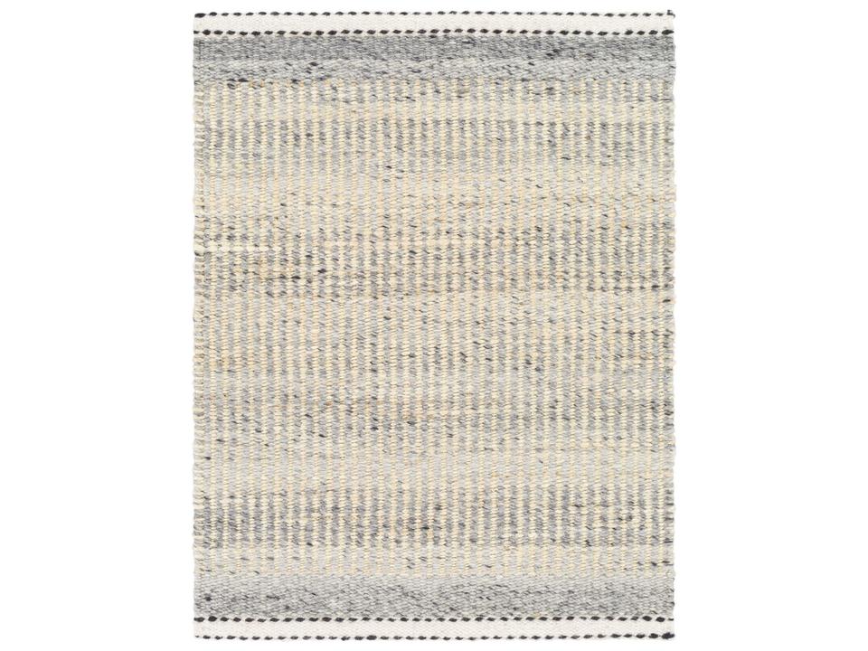 Nottingham Hand Woven Area Rug with Jute and Wool