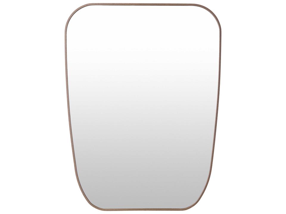 Aranya Accent Mirror Dark Brown Minimalist