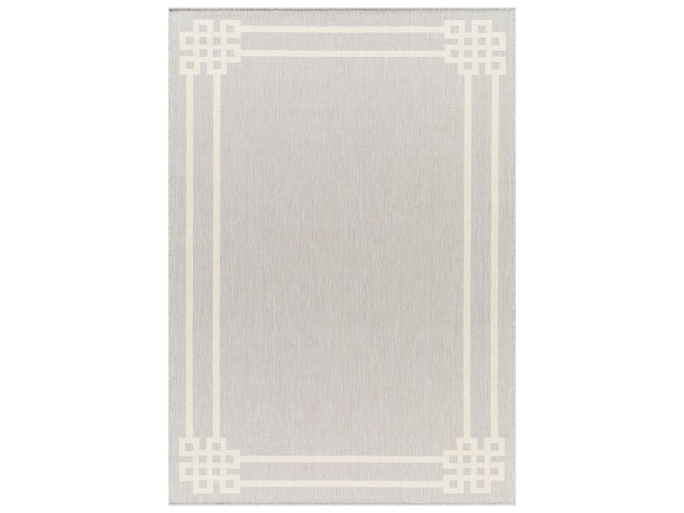 Ravello Bordered 5x7 Indoor Outdoor Polypropylene Area Rug