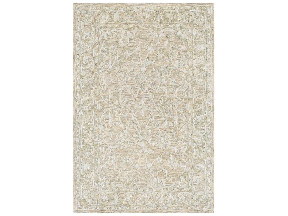 Shelby Hand Tufted Wool Blend Bordered Area Rug