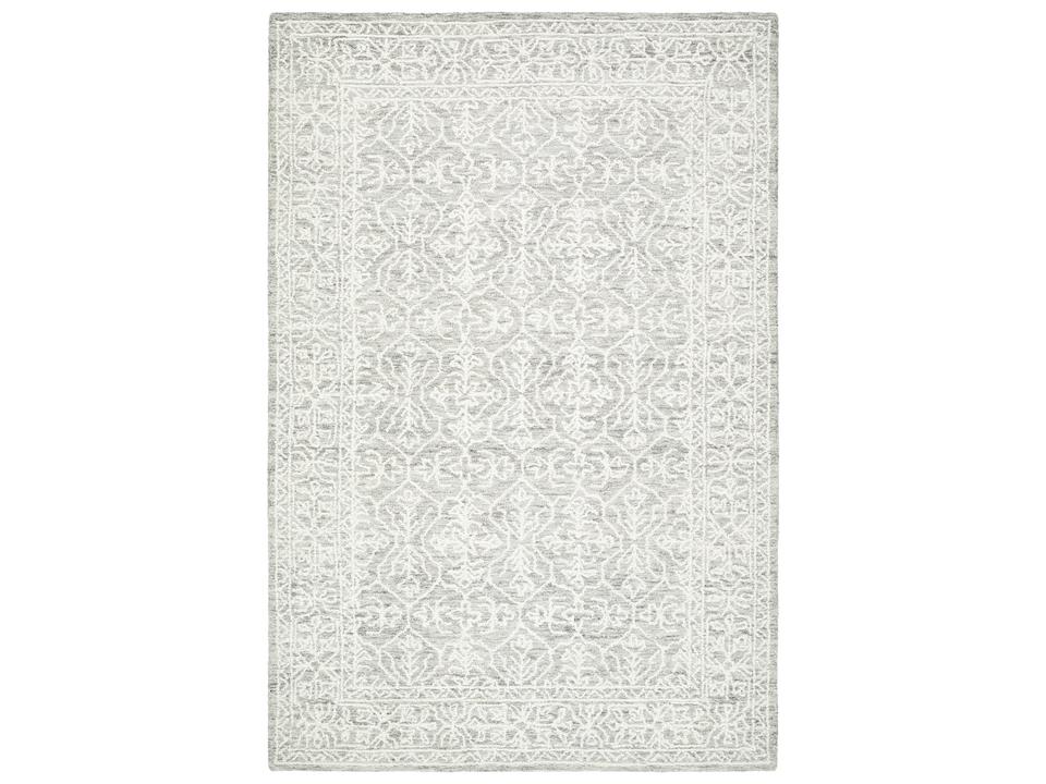 Sicily Bordered Hand-Tufted Wool Area Rug