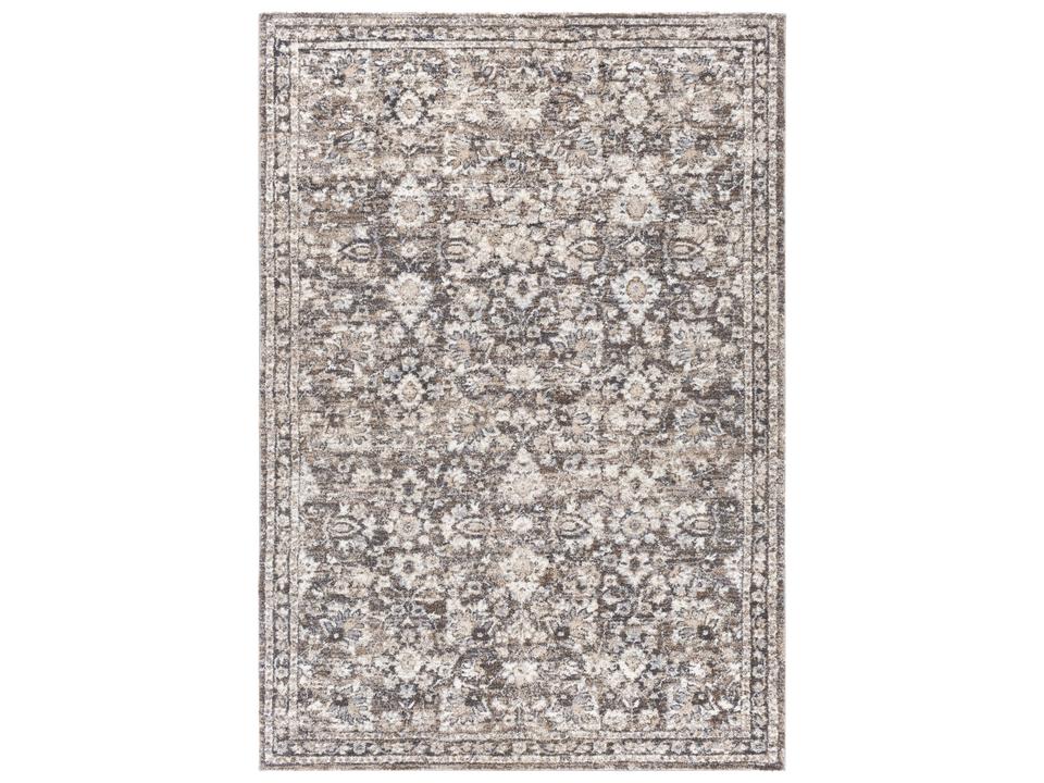 Tuscany Bordered Area Rug Polypropylene and Polyester Blend