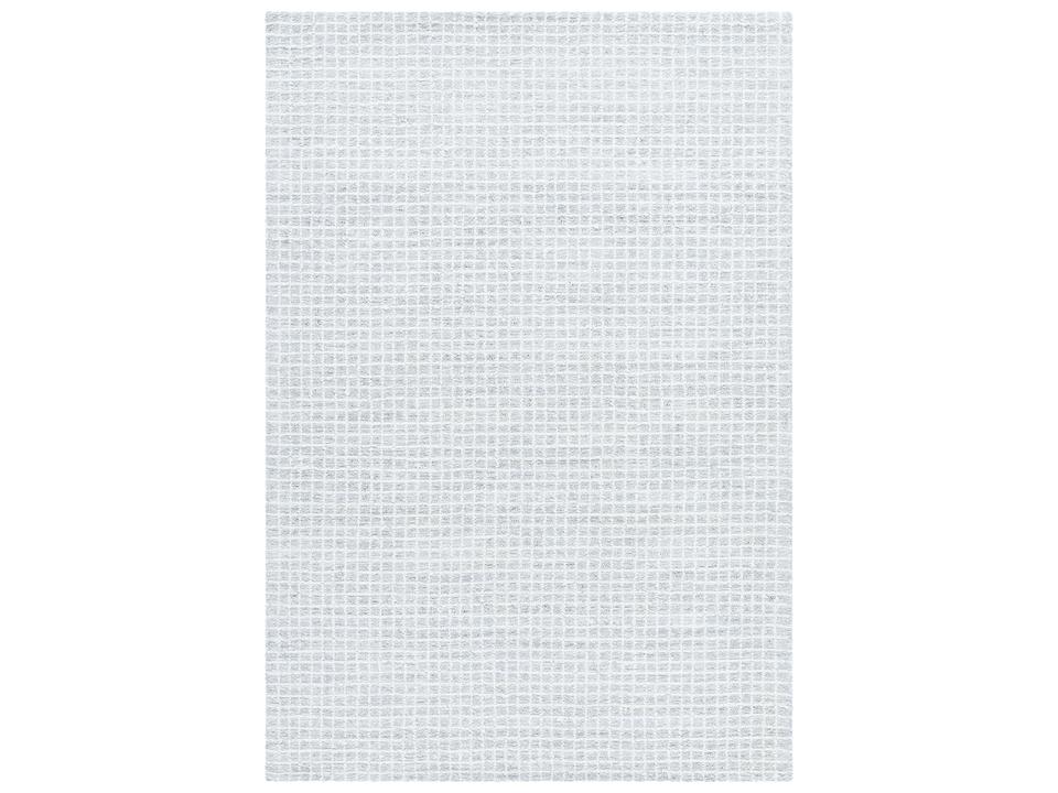 Andreas Hand-Tufted Wool Abstract Area Rug in Off-White and Gray