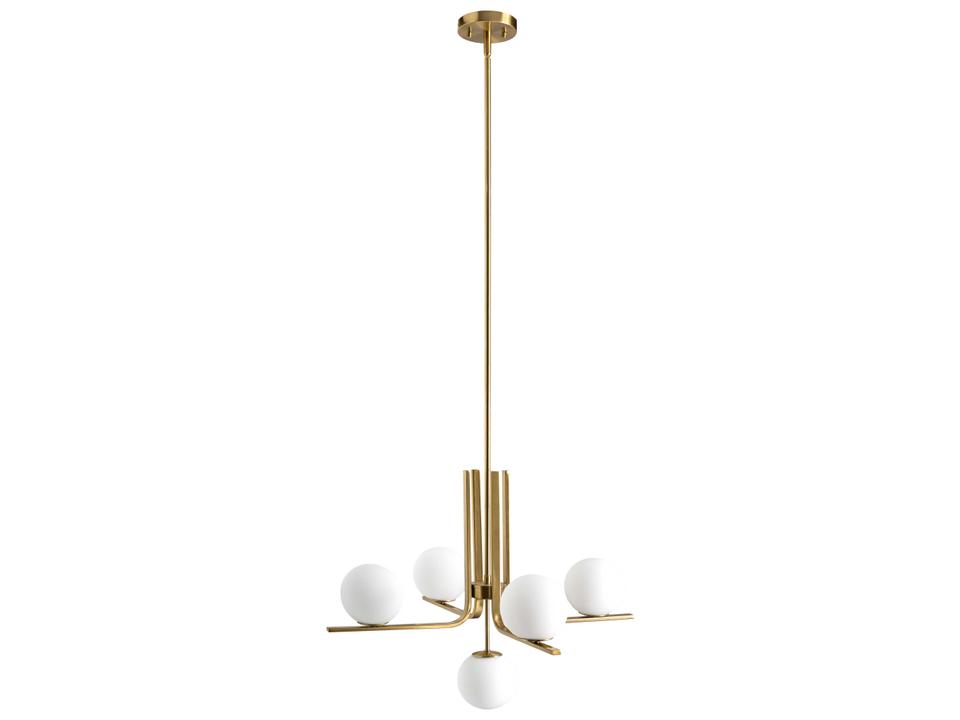 Wismar 5-Light Chandelier in Plated Gold