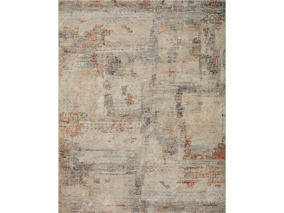 Axel Abstract Area Rug Sand Multi