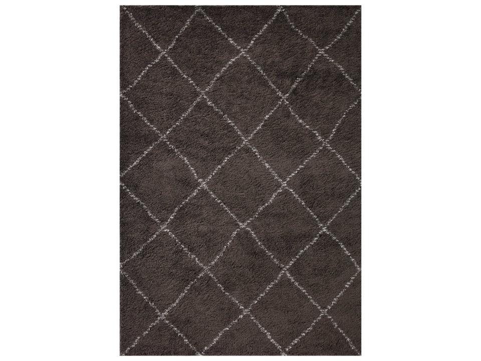 Bliss Shag Geometric Runner Area Rug