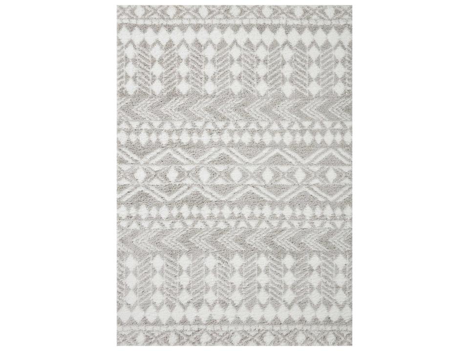 Bliss Shag Geometric Runner Area Rug
