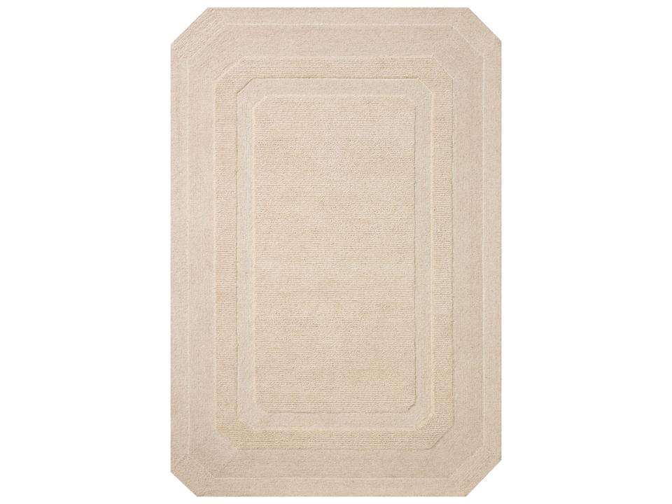 Clayton Hand-Tufted Wool Area Rug with High-Low Pile