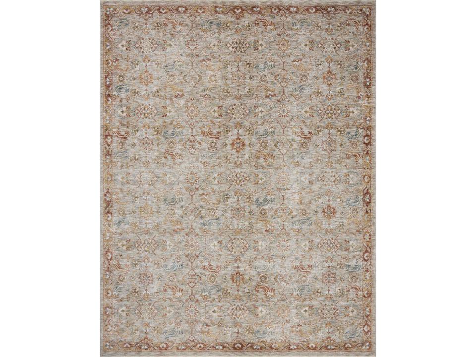 Gaia GAA-05 Natural Multi Power-Loomed Area Rug with Abstract Traditional Pattern