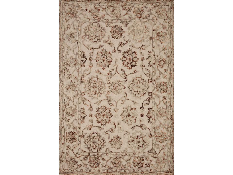 Halle Oriental Area Rug with High-Low Pile and Dimensional Design