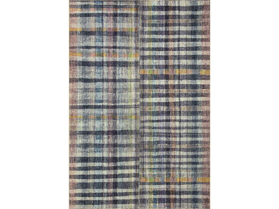 Chris Loves Julia Humphrey Striped Runner Area Rug Plum Multi