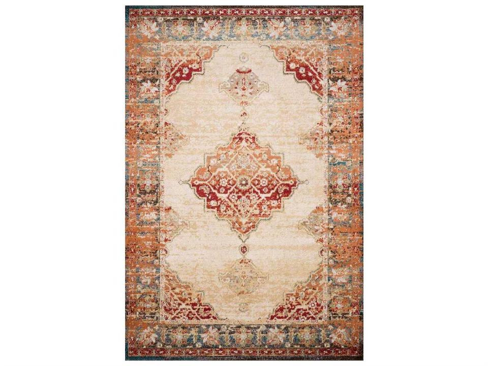 Isadora Bordered Power-Loomed Runner Area Rug