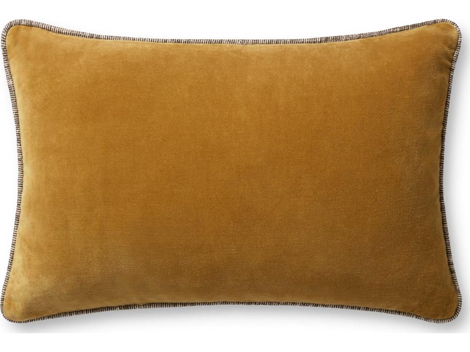 Chris Loves Julia Liza Gold Pillow