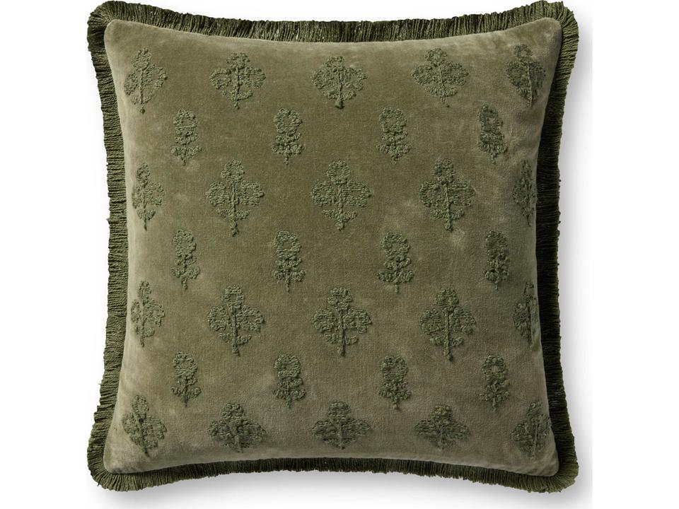 Chris Loves Julia Darla Olive Pillow