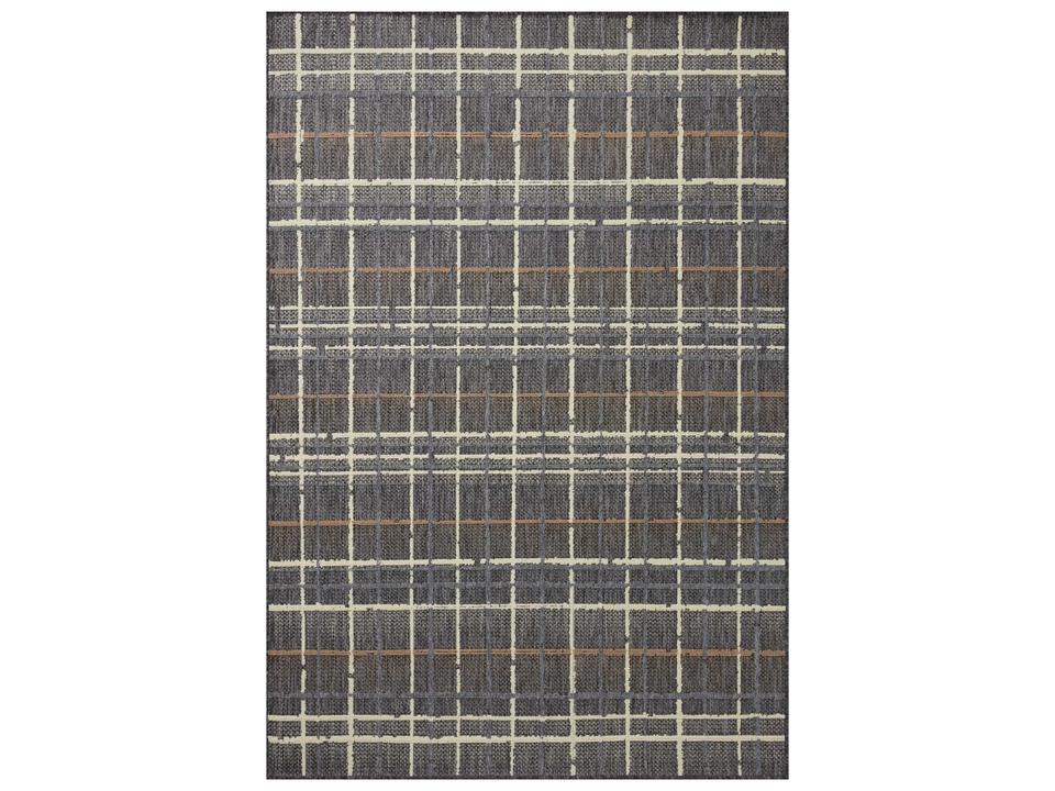 Rainier Geometric Indoor Outdoor Area Rug Charcoal Multi
