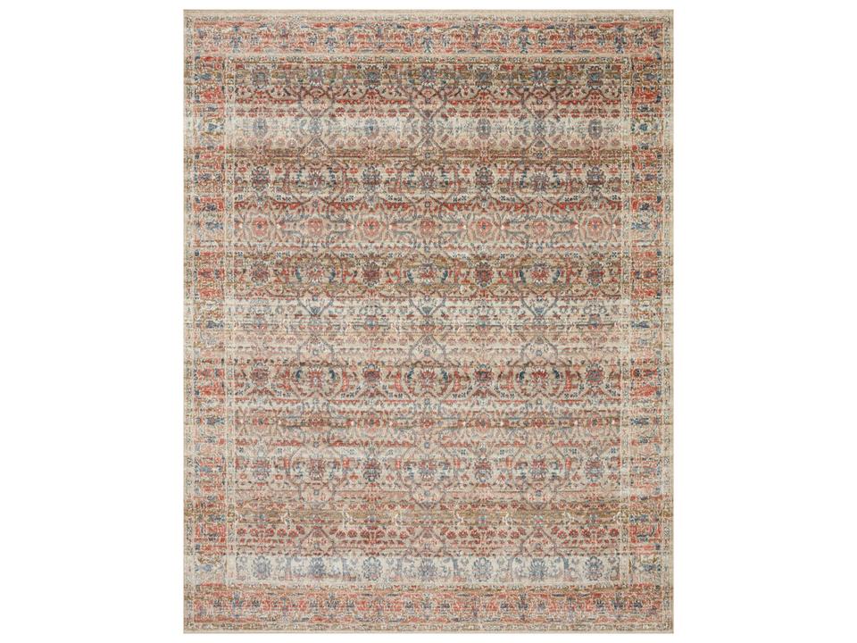 Saban Bordered Runner Area Rug Sand Rust Traditional Design