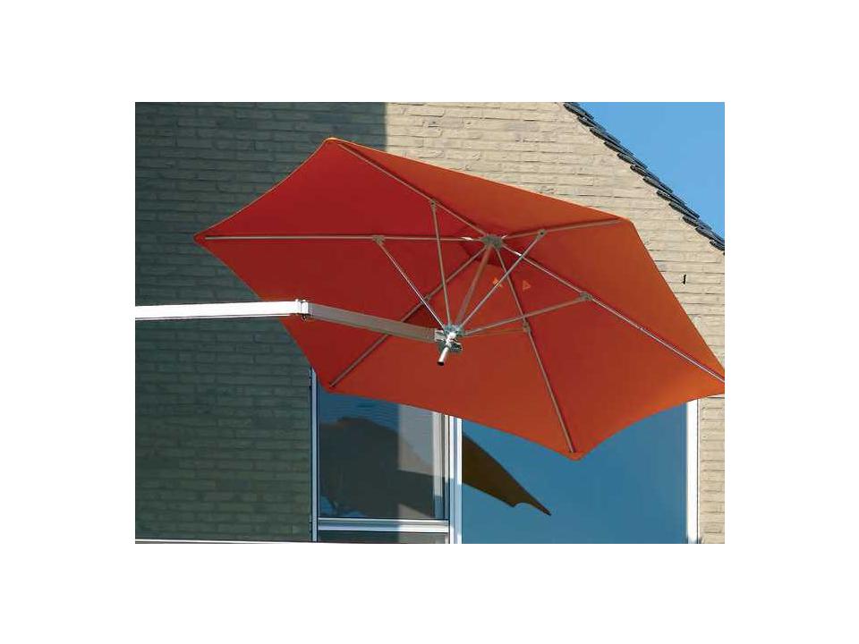Luxury Patio Umbrellas Paraflex Wallflex 9 Foot Push Lift Tilt Wall Mount Patio Umbrella