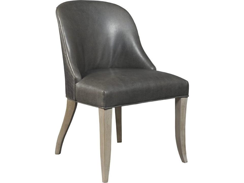 for Hickory White Elsa Upholstered Dining Side Chair in Antique Walnut