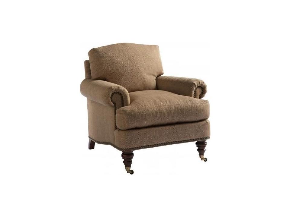 Upholstery Somerset Rolling Accent Chair with Casters