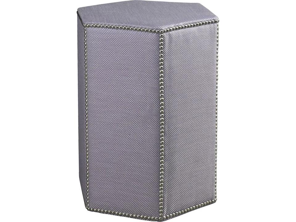 Oscar Upholstered Leather Bar Stool with Nailhead Trim